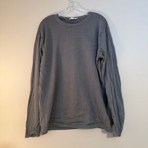 Sunspel large gray long sleeve T shirt